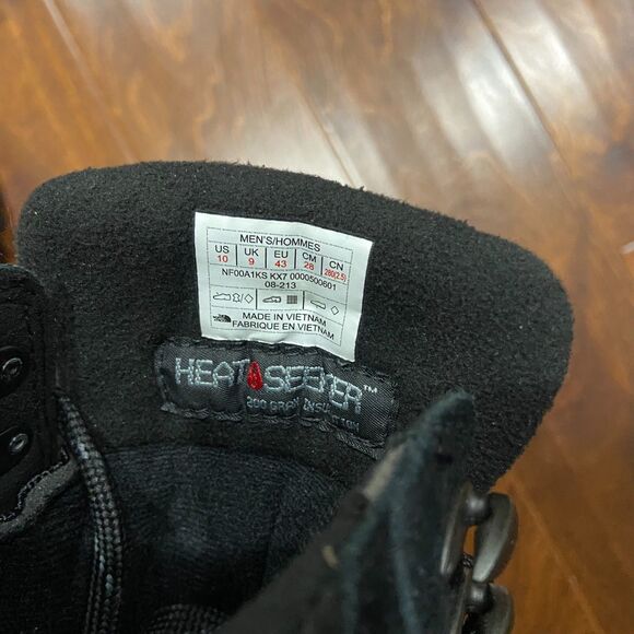 The North Face Snowfuse Insulated Waterproof Snow Black Boots Men\'s Size 10 main image 5